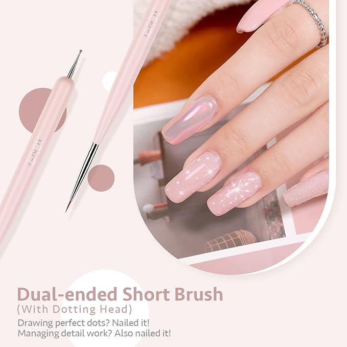 Gaoy 8 pcs nail brushes
