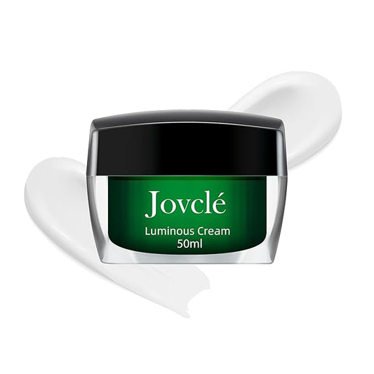 Jovclé Luminous Hydrating Face Cream for Dry & Sensitive Skin, Lightweight Moisturizer with Centella Asiatica, Astragalus, Ginseng & Osmanthus, 1.69 fl. Oz