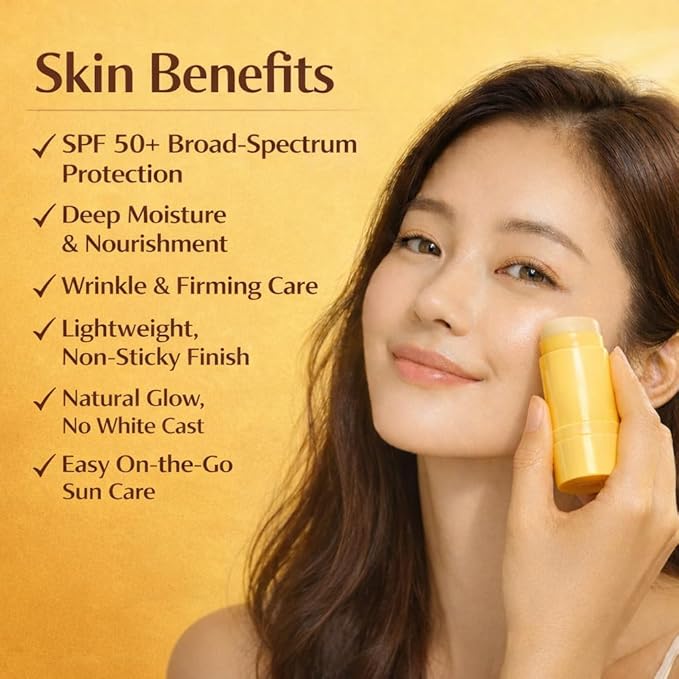 Dermashare Collagen Sun Grow balm SPF50 Brightening &Hydrating UV Shild for Glowing Skin Anti-Aging Korean Skincare 11g(0.38oz)