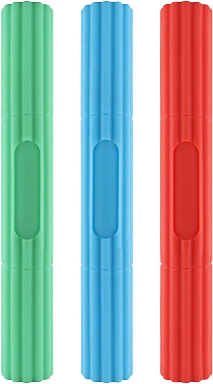 3pcs Flex Bar Tennis Elbow Therapy Bar 3 Resistance