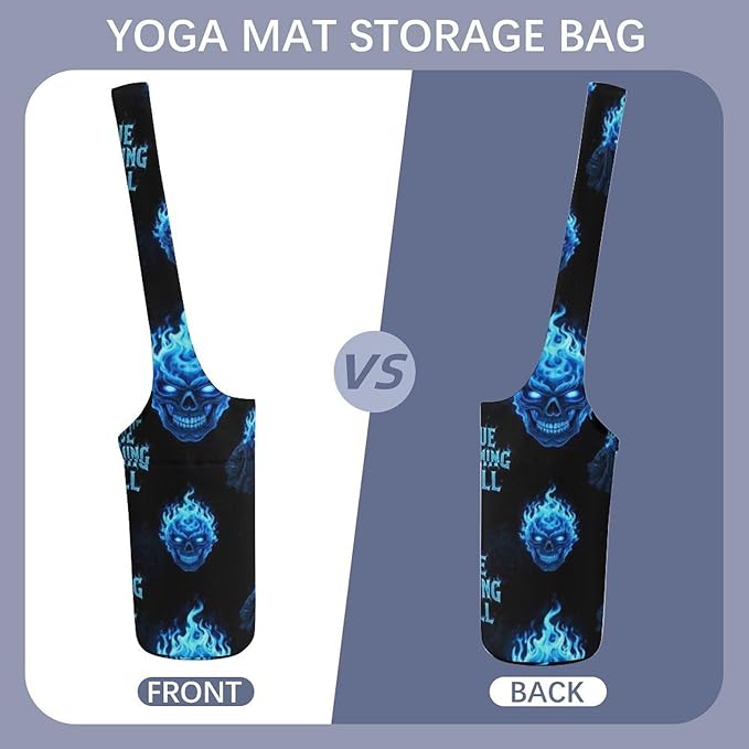 Portable Single Shoulder Yoga Mat Bag Carrier with Pocket Spacious Storage for Yoga Gym Fitness