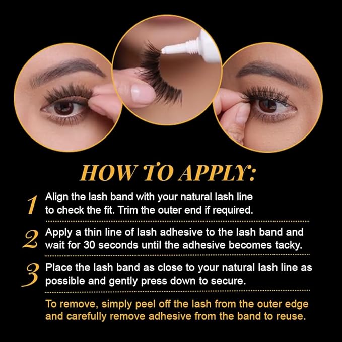 Ardell False Eyelashes Double Up 203 - Dramatic Volume, Long & Full Strip Lashes, Reusable Fake Lashes, 1 Pack