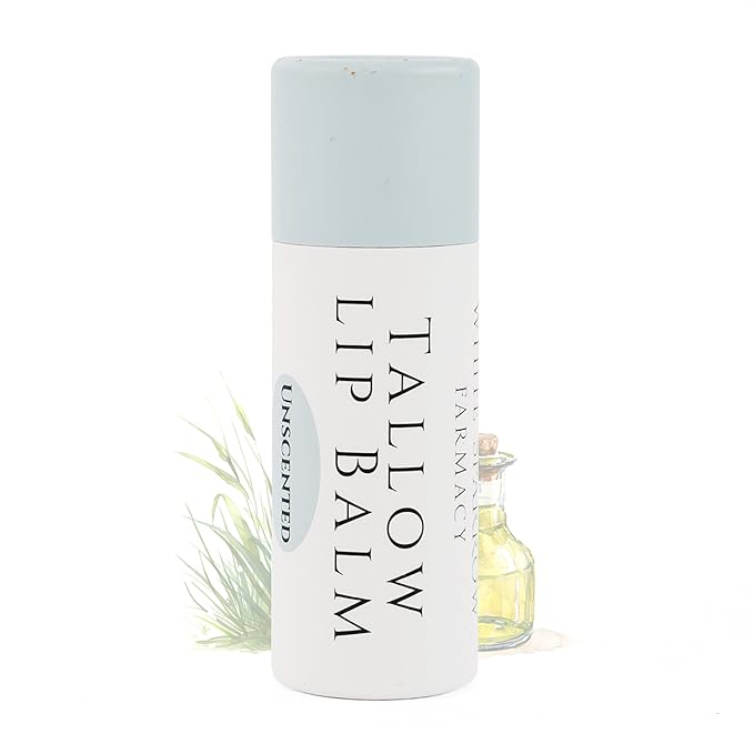 Organic Tallow Lip Balm (Unscented) from