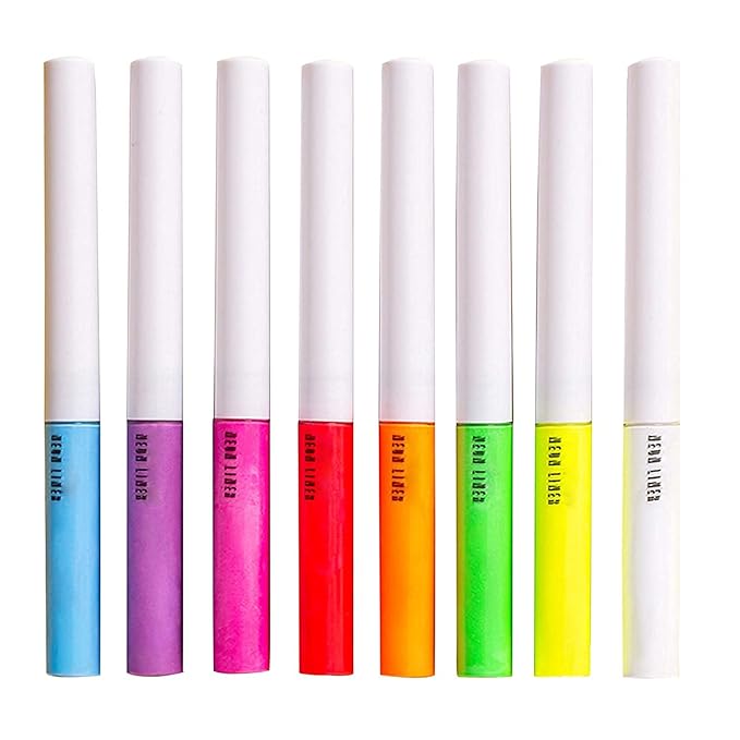 MAEPEOR Matte Liquid Eyeliner Set 8 Colors High-Pigmented Fluorescent Eyeliner Waterproof & Smudgeproof Neon Body Face Paint Makeup for Daily Wear and Halloween Christmas (Neon, Set 0802)