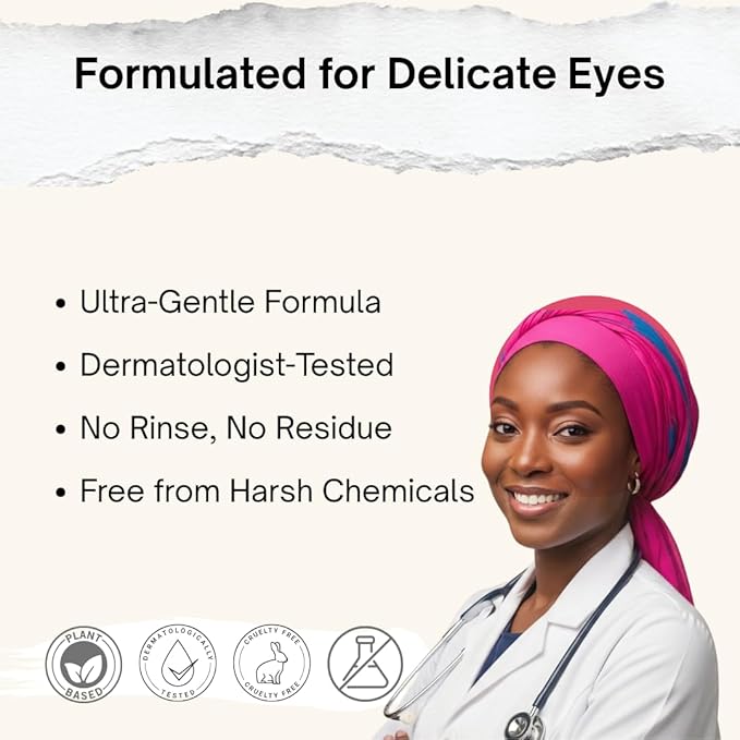 ATTIA Eyelid & Lash Cleansing Wipes With Tea Tree Oil- For Dry & Itchy Eyes, Individually Wrapped Eyelash Wipes With Aloe Vera, Natural Makeup Remover & Daily Eye Cleanser - 30 Count