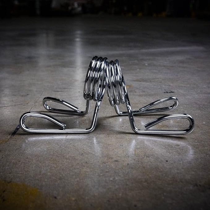 Barbell Spring Collar Weightlifting Accessory Olympic 2" Weight 2-Inch Fast