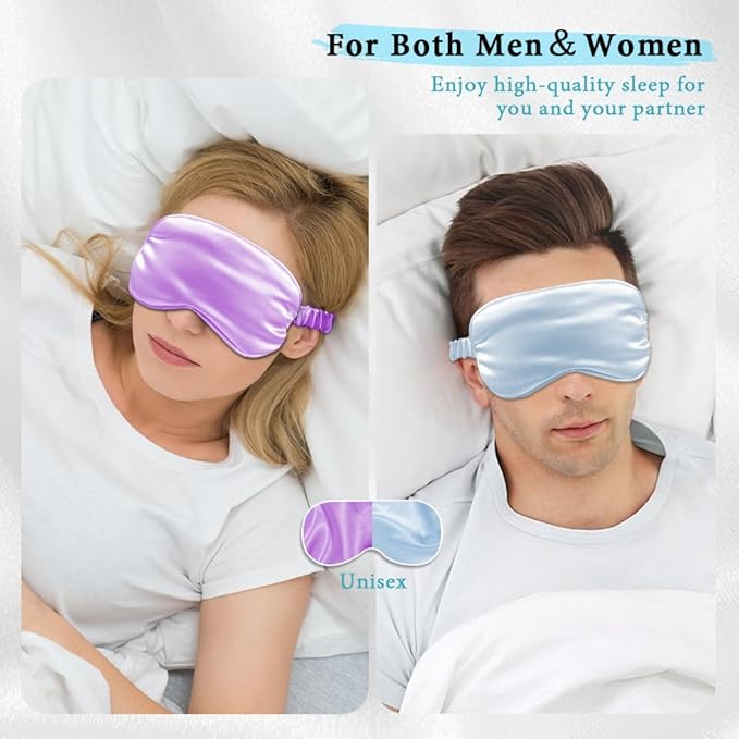 Cooling eye mask and silky