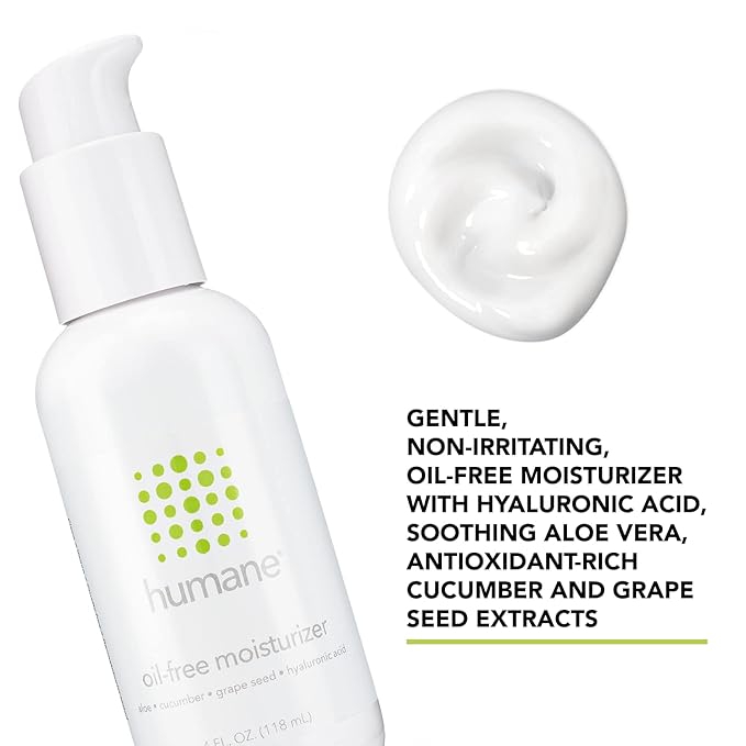 humane Regular-Strength Acne Wash, Clarifying Toner and Oil-Free Moisturizer Bundle - 5% Benzoyl Peroxide Acne Treatment