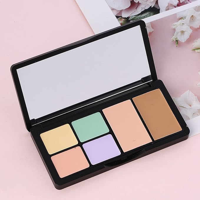 Concealer Contour Palette, 6 In 1 Color Correcting