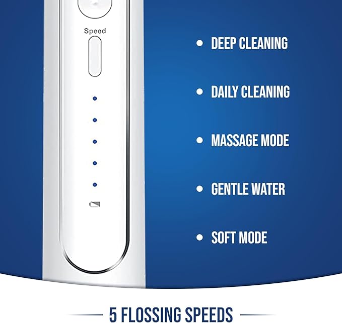Optum Duo Flossing Toothbrush Rechargeable Electric Toothbrush with Water Flosser - Portable Water Pick Toothbrush Combo Cordless Sonic Electric Toothbrush and Water Flosser - White