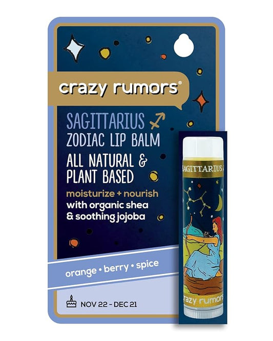Crazy Rumors Sagittarius Zodiac All Natural, Orange,