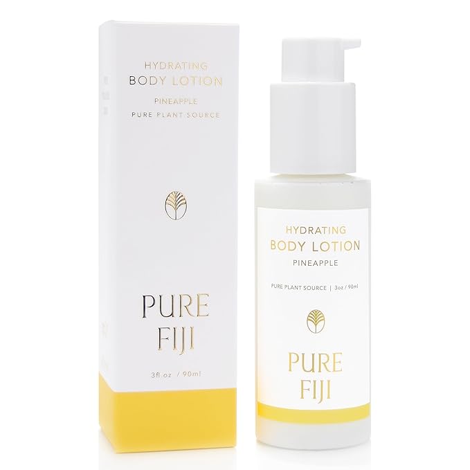 PURE FIJI Hydrating Body Lotion Travel Size, Pineapple (3oz/90ml)