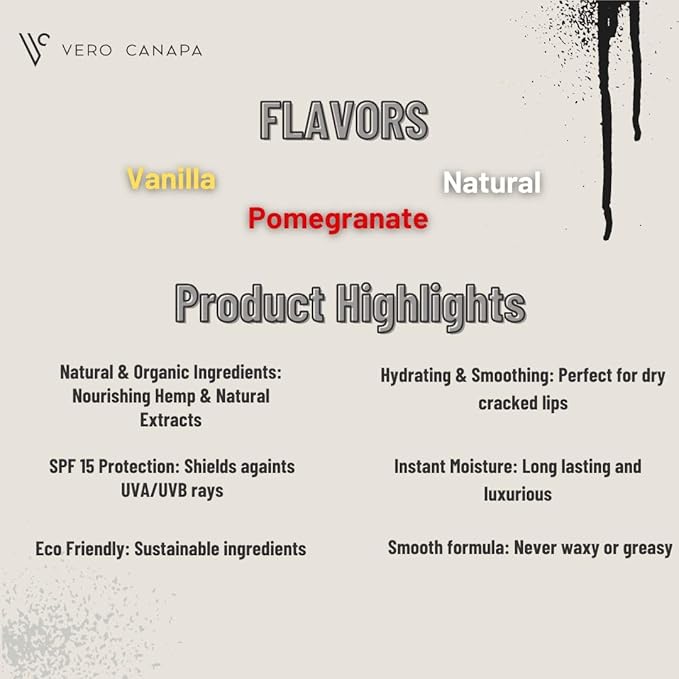 Natural Organic Hemp Lip Balm