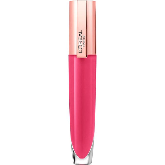 L'Oreal Paris Glow Paradise Hydrating Tinted Lip Balm-in-Gloss with Pomegranate Extract & Hyaluronic Acid, Ultra-Gentle, Non-Sticky Formula, Sublime Magenta, 0.23 fl oz