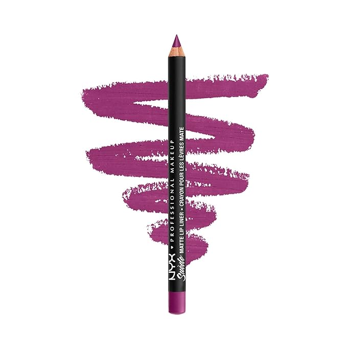 NYX PROFESSIONAL MAKEUP Suede Matte Lip Liner, Vegan Vegan