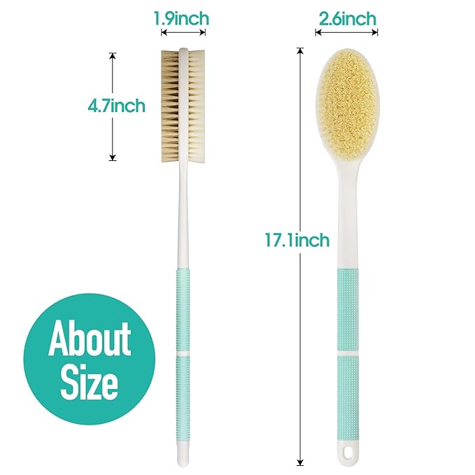Back scrubber anti slip for