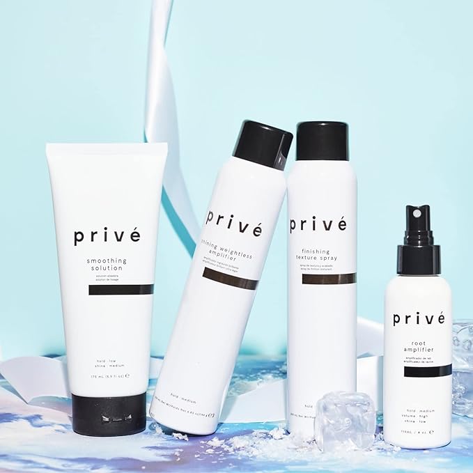 Privé Smoothing Solution - Combat Frizz Creating a Sleek Finish for Straight, Defined and Soft Hair