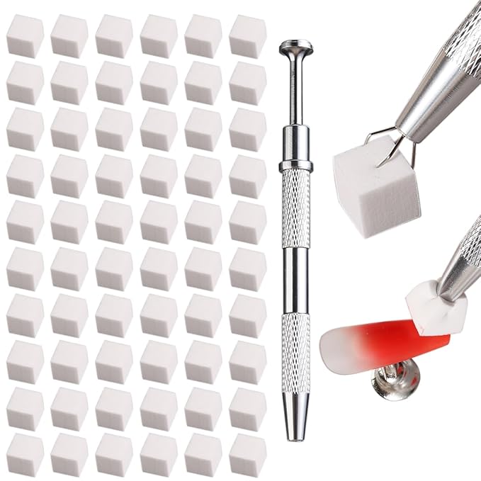 100Pcs Soft Nail Sponges for