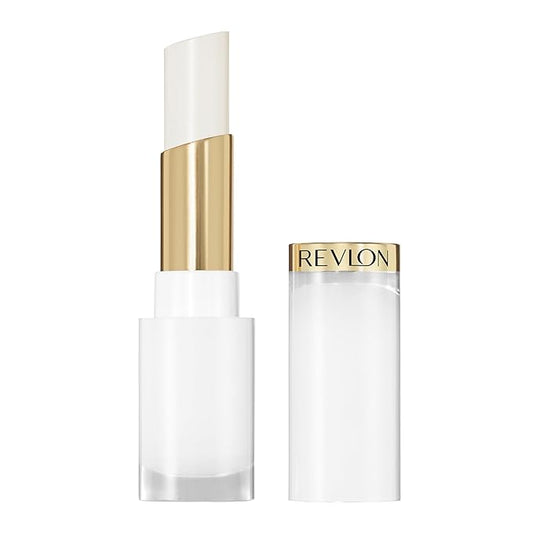 REVLON Super Lustrous Glass Shine Balm, Hydrating Tinted Lip Balm with Hyaluronic Acid, Aloe & Rose Quartz, 001 Sparkling Quartz, 0.11 oz