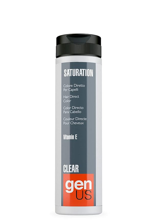 GENUS Gel Hair Color Special Collection - Direct Colored Gel with Vitamin E - Permanent Dye Color - Hair Coloring for Women & Men - Clear, 5.07 Fl Oz