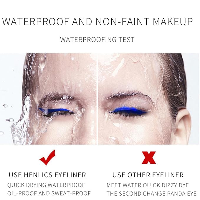 eyeliner pencil waterproof ink liner liquid pigmented smudge proof eye liner pen Brown