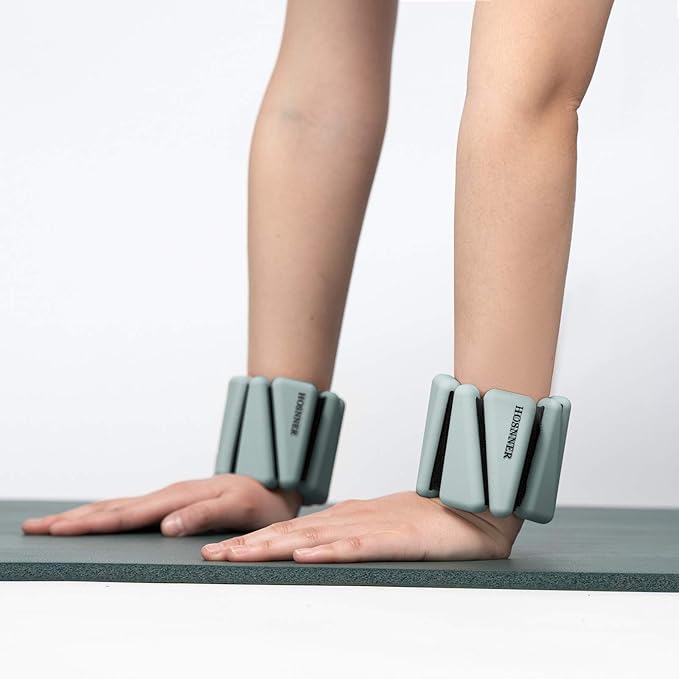 Adjustable Women Wrist Weights - Silicone Bracelet Button 1 LB 2 Per