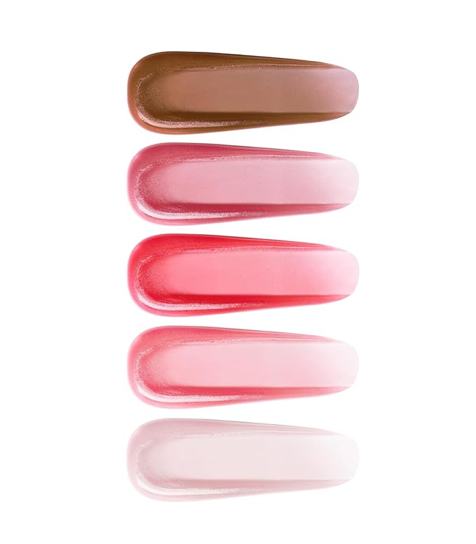 Victoria's Secret Lip Gloss Gift Set, Flavor Favorites, Flavored Lip Gloss Set for Women, Includes 5 assorted Lip Glosses