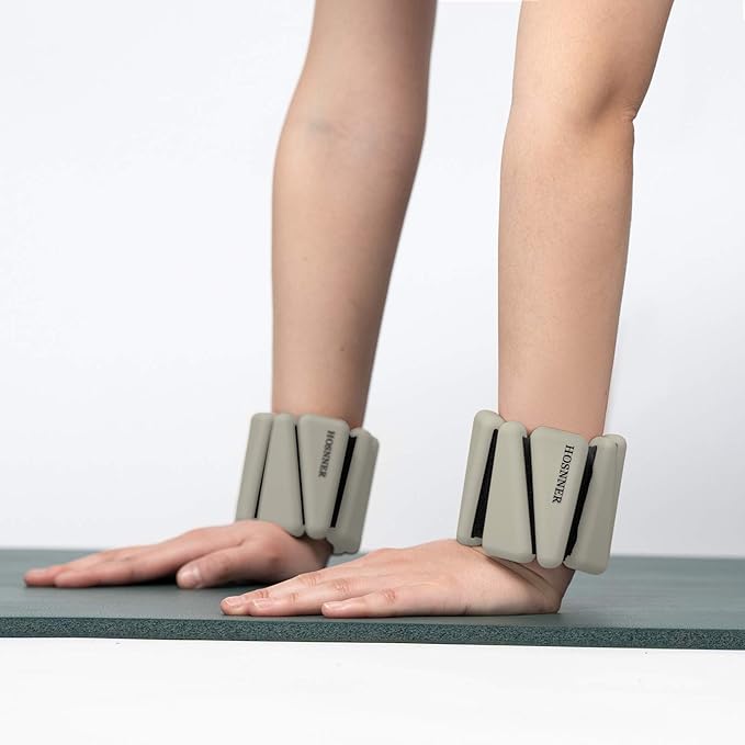 Adjustable Women Wrist Weights - Silicone Bracelet Button 1 LB 2 Per