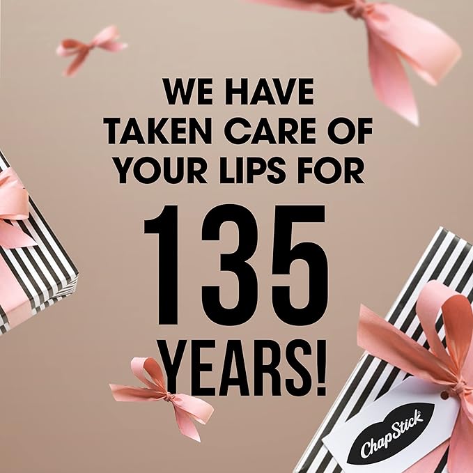 ChapStick Classic Strawberry Lip Balm Tube,