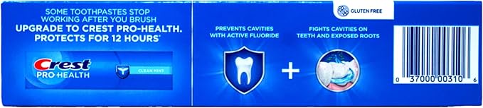 Crest Fluoride Cavity Protection Toothpaste 8.2 Ounce Regular Paste, Bulk Toothpaste, Prevents Cavities Before They Start (4 Pack)