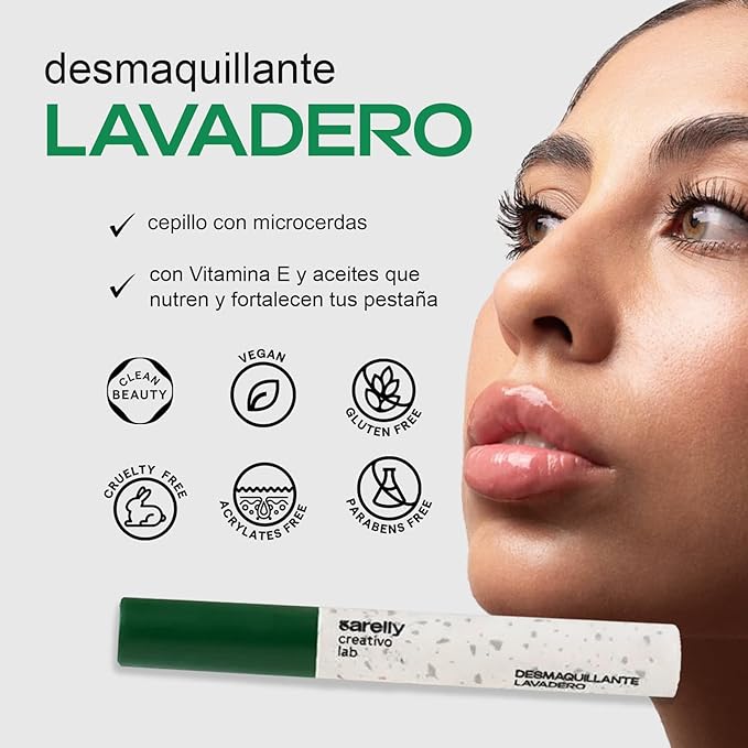 SARELLY Mascara Kit + Eye Makeup Remover | Waterproof Volume & Gentle Removal | Vegan & Cruelty-Free | 3-pack