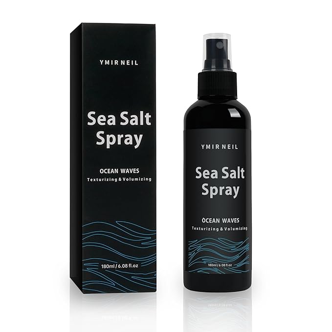 YMIR NEIL Natural sea salt spray for men,Texturizing,Volumizing,Beach Waves,fresh scent,6.0 fl oz,