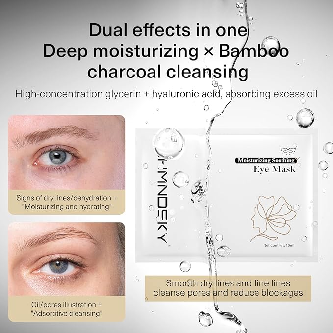 5 Pack Under Eye Patches 360° Fit, Full Coverage Eye Patch for Deep Cleansing, Moisturizing and Repairing, The Nemesis of Dark Circles, Night Rescue, Safe for Sensitive Skin, Travel Essentials