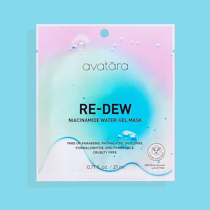 Avatara Re-Dew Niacinamide Water-Gel Mask, Skin ml