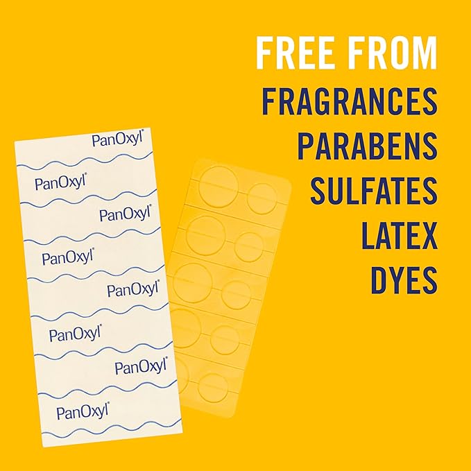 PanOxyl Daytime Invisible Patches, Dermatologist-Recommended Brand, Help Manage Blemishes, Unclog Pores and Exfoliate with Salicylic Acid, 20 Large and 20 Small Patches, Latex-Free, 40ct