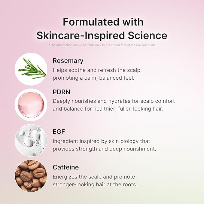 medicube Rosemary PDRN Scalp Refresh & Nourish Serum | Non-Greasy, Lightweight Serum for Thicker, Fuller, Denser-Looking Hair | Scalp Treatment for Flake-Prone Scalp, Soothing | Korean Hair Care, 20ml