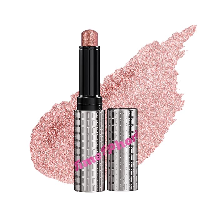 Illumina Jelly Eyeshadow Stick, 007 Rose Stone -Neutral Rose, High-Impact Sparkle Finish, Cream Texture with Cooling Feel, Long-Lasting Crease-Proof Smudge-Proof Eye Shine, Easy Application
