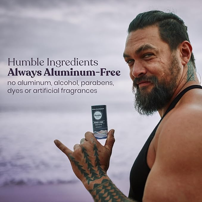Humble Brands Rockrose & Cedar Deodorant 3 Pack