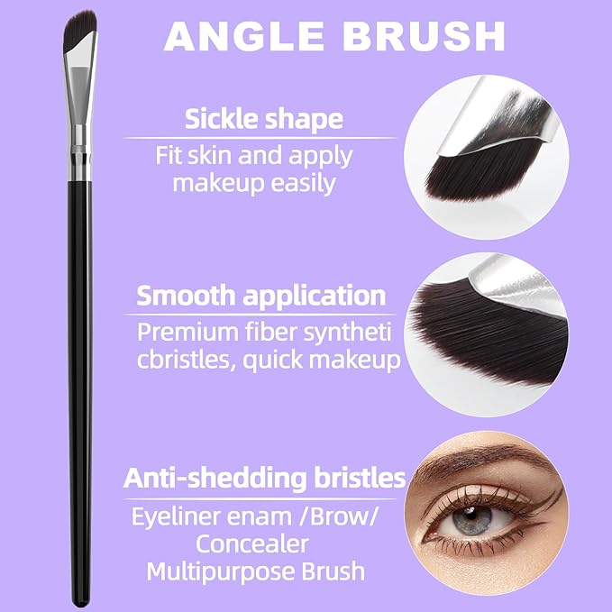 LAVONE Eyeliner Set - Waterproof Makeup Kit with Liquid Eye Liner Pencil, Gel Eyeliner and Angled Eye Liner Brush, Waterproof, Smudge Resistant, Long Lasting Formula - Brown