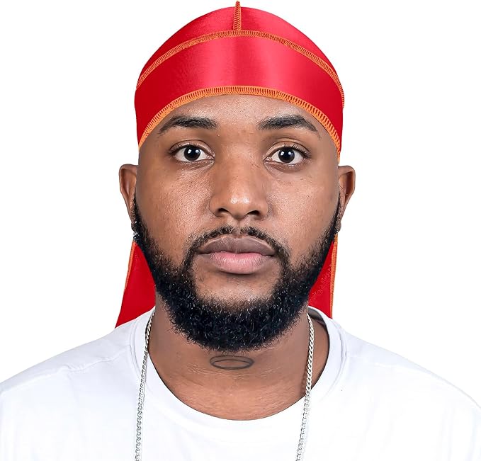 ForceWave Silky Durag for Men Wave Cap Satin Dorag for Men Women 360 Wave