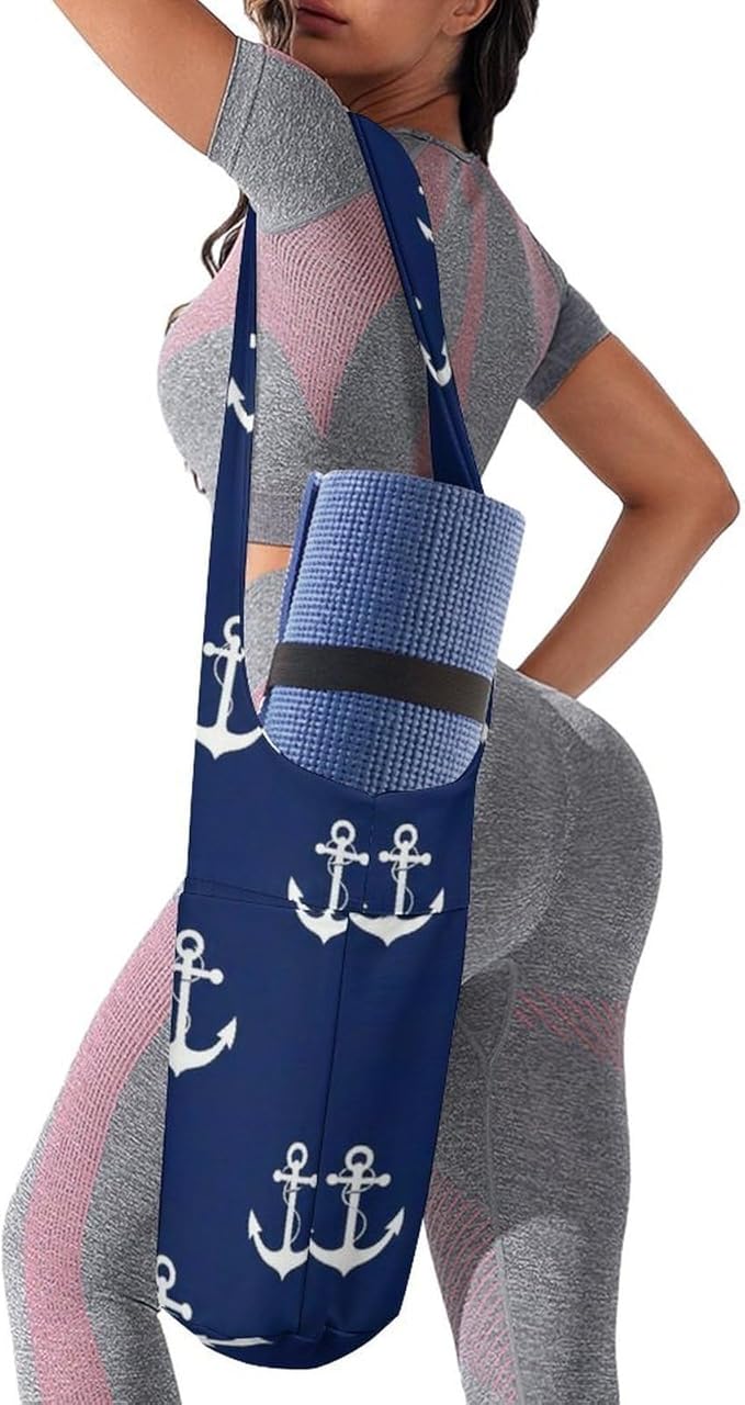 Yoga Mat Bag Large Tote Carrier Holder with Water Bottle Pocket Yoga Bags