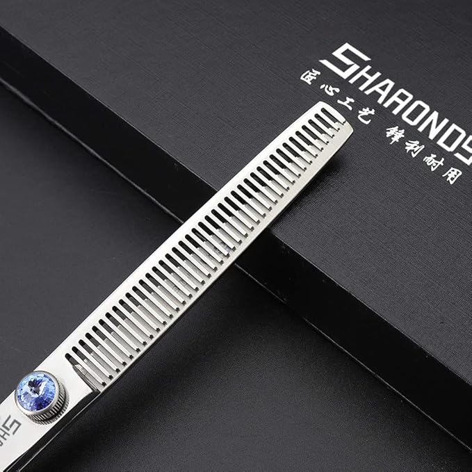 7" 7.5" 8"9" Professional Hairdressing Scissors Barber Salon Hair Cutting Dragon Shears (Large). (7 inch 2pc-A)