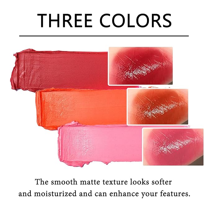 Cream Blush Sticks for Cheeks Gift Set with Makeup Sponges,Lightweight Solid Makeup Blush Stick,Waterproof Cheek Blusher Moisturizer Sticks,Multi-Use Face Stick Kit for Lips,Cheeks and Eyes