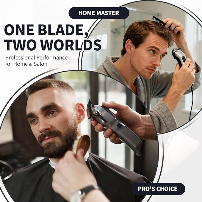 Professional 3 Hole Standard Clipper Replacement Blade Compatible with Designer, Senior, Cordless Designer, and Pilot clippers (Black) (3 Pack)