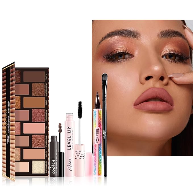 All-in-one Holiday Makeup Gift Set | Full Makeup