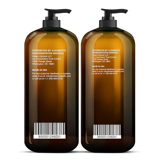 Botanic Hearth Biotin Shampoo and Conditioner Set - with Ginger Oil & Keratin for Hair Loss and Thinning Hair for Men and Women - Sulfate Free, 16 fl oz each