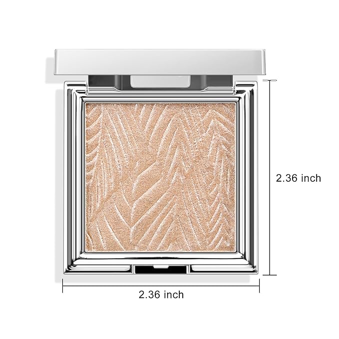 Boobeen Highlighter Makeup Highlighter Powder Palette, Shimmer Illuminator