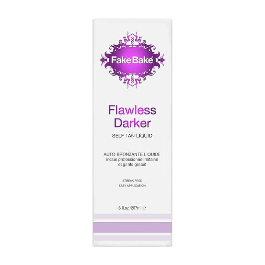Fake Bake Flawless Darker Self-Tan Liquid 177ml + Application Mitt