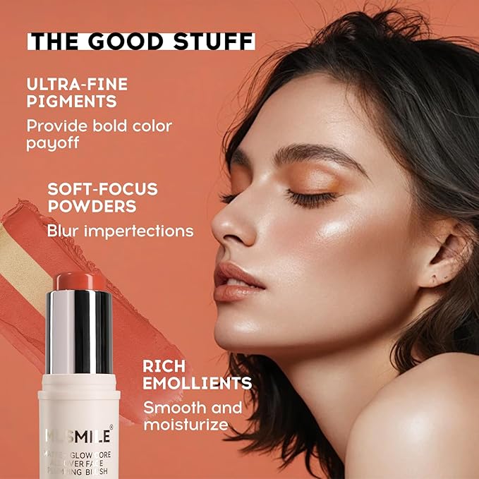 Cream Blush, Jelly Blush, Beauty Blush Makeup Sticks, Stick #02