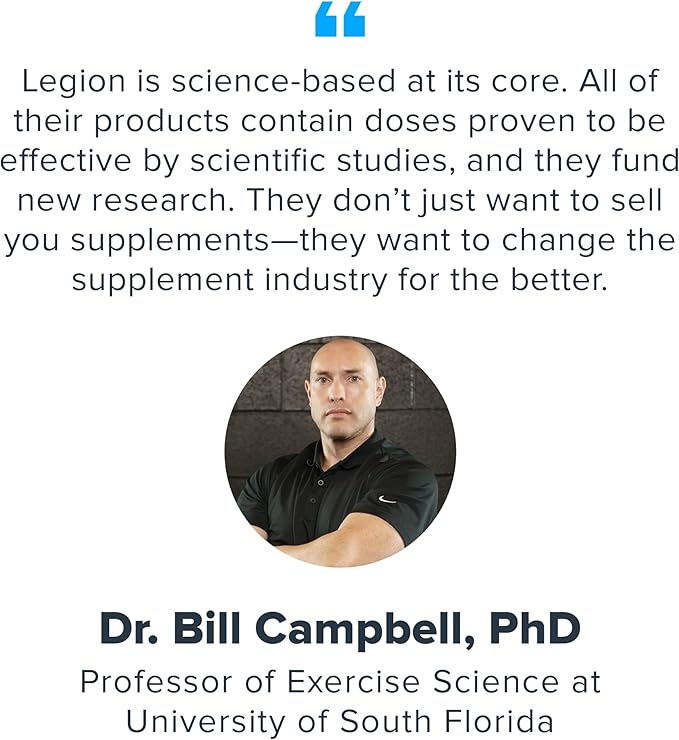LEGION Pulse Pre Workout Supplement - All Natural Nitric Oxide Preworkout Drink to Boost Energy, Creatine Free, Naturally Sweetened, Beta Alanine, Citrulline, Alpha GPC (Caffeine Free Green Apple)